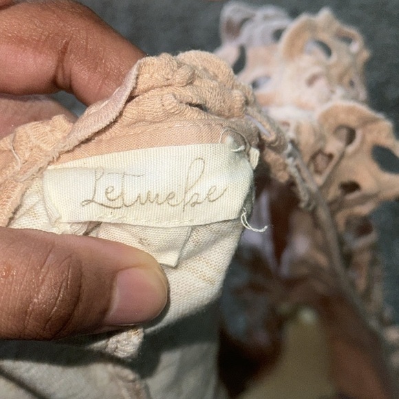 Anthropologie Let Me Be Ruffle Sleeve Tank Sz Small - Picture 5 of 5